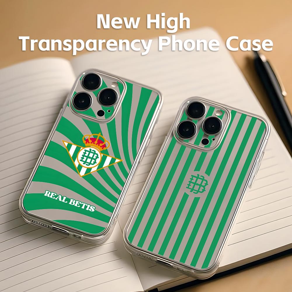 Phone Cases Transparent - R-Real Luxury B-Betis-s Telefoonhoesje voor iPhone