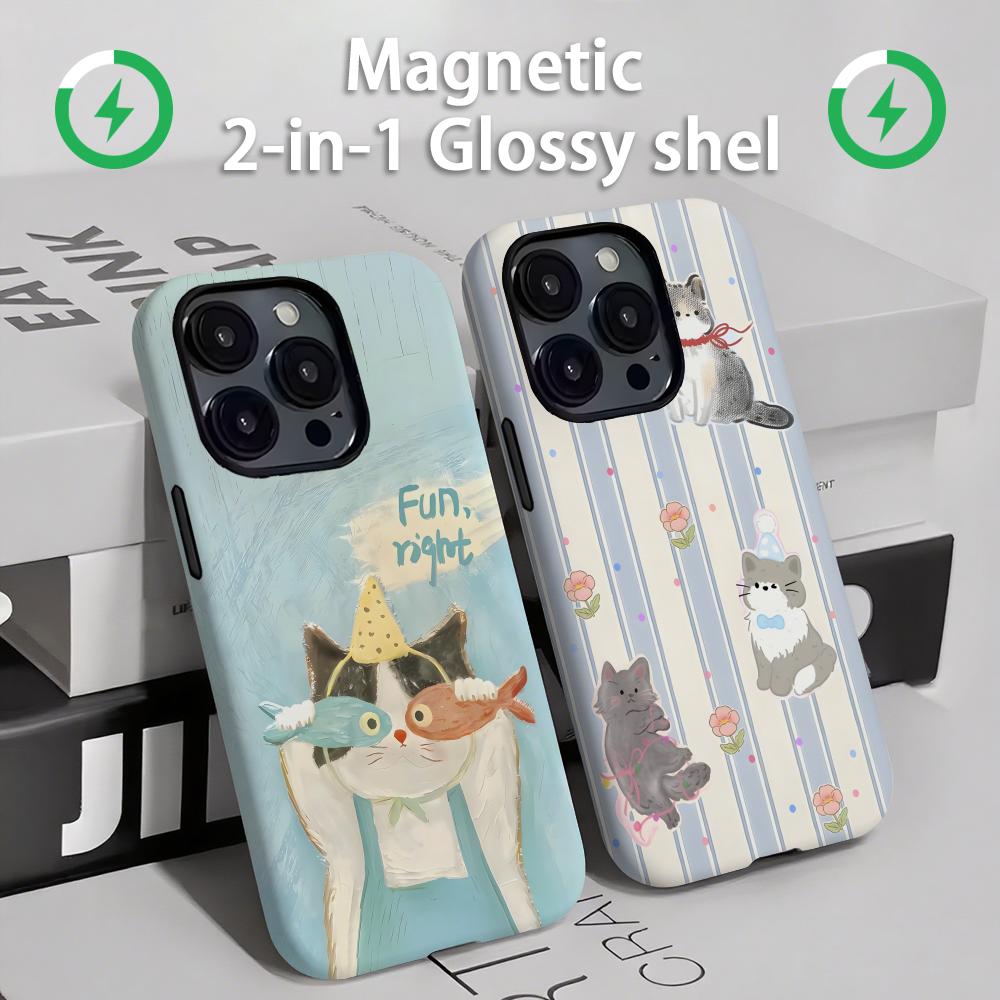 Phone Cases Like Loopy - Leuke katten en honden Telefoonhoesje Magnetisch