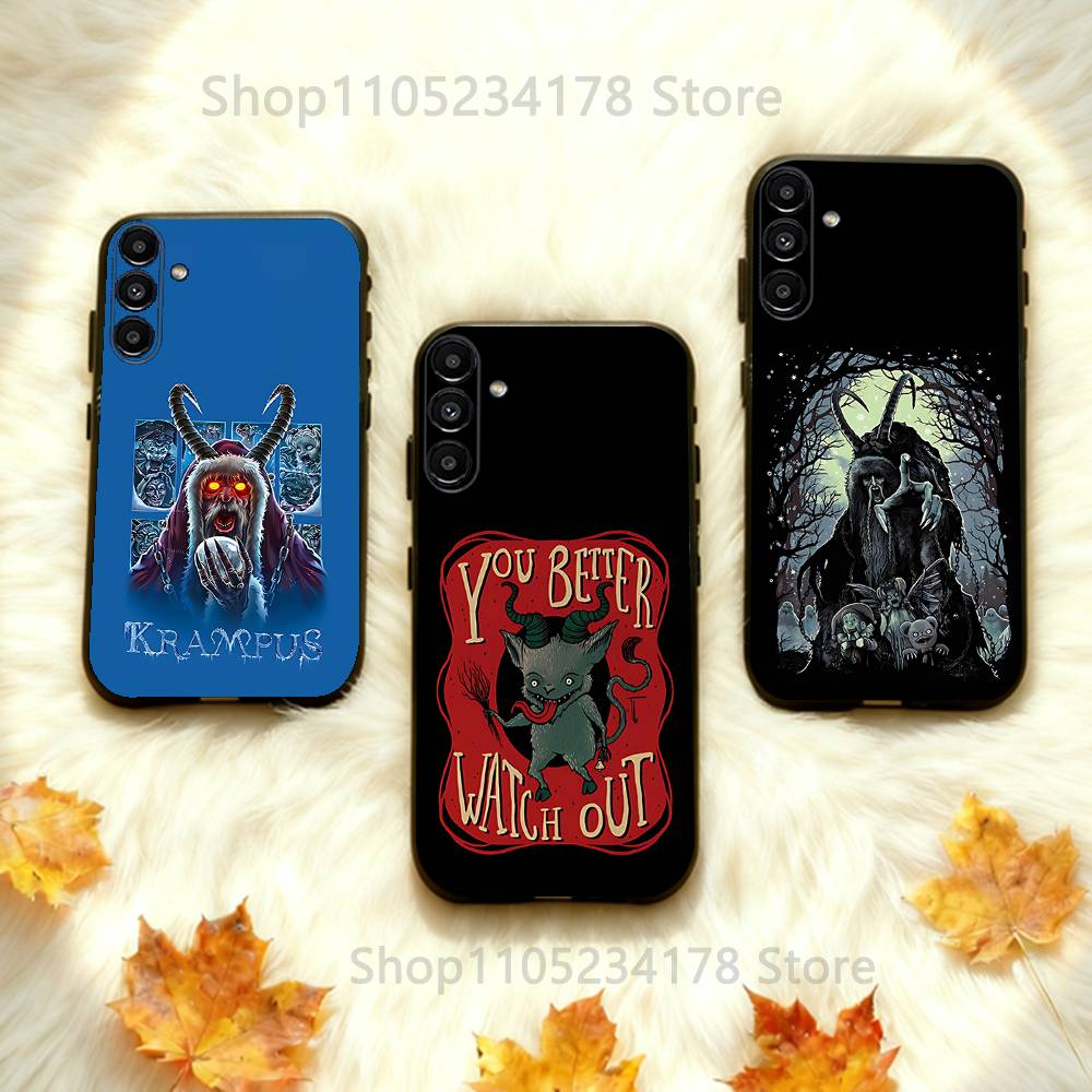 Phone Cases Ugly - Lelijke K-krampus art Telefoonhoesje Siliconen Zacht