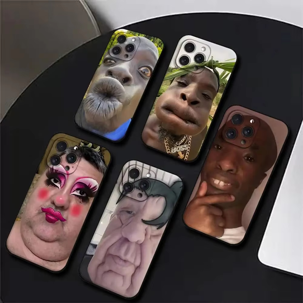 Phone Cases Ugly - Grappige Lelijke Man Patroon Telefoonhoesje Voor