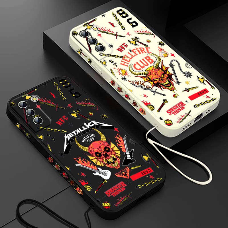 Phone Cases Samsung S24 - Stranger Things Rode Hel Demon Telefoonhoesje