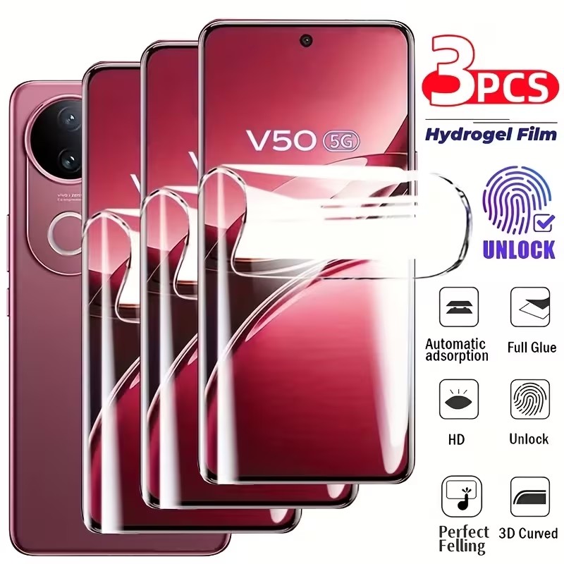 Vivo X200 - 3 stuks hydrogelfilm voor Vivo V21E