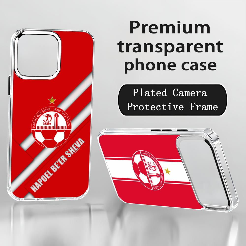 Phone Cases Transparent - Israëlische H-Hapoel Be'er S-Sheva telefoonhoesje voor