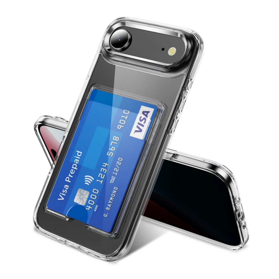 Phone Cases Classy - Luxe Clear Card Slot Houder Wallet