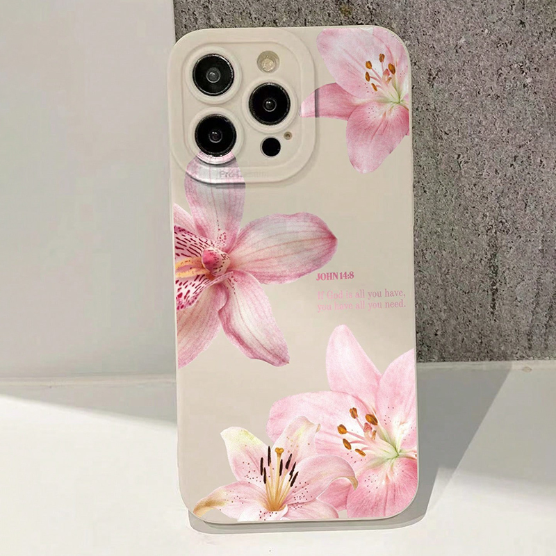 Blauwe Bloemendruk Siliconen I - Phone Cases Like Loopy recensie en prijs