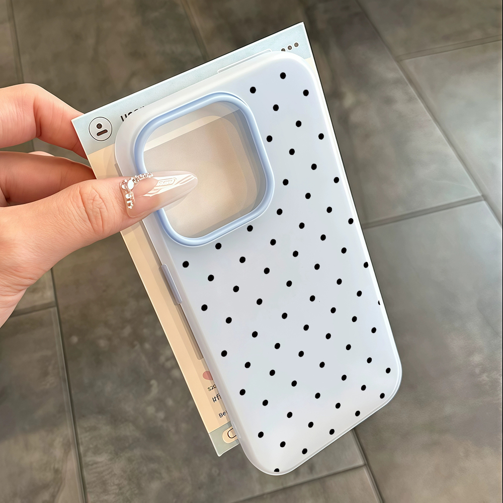 Minimalistische Polka Dot Stof - Phone Cases Samsung S24 recensie en prijs