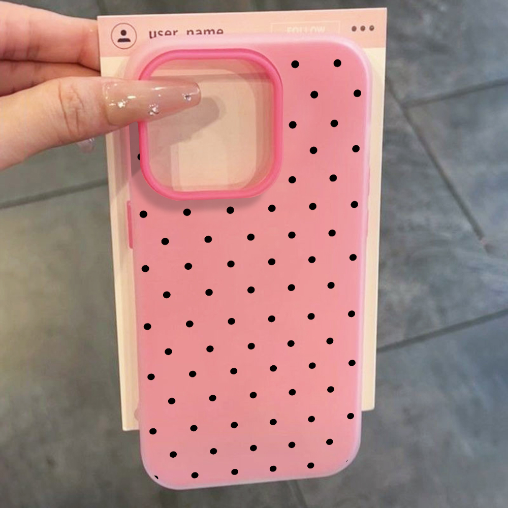 Minimalistische Polka Dot Stof - Phone Cases Samsung S24 recensie en prijs