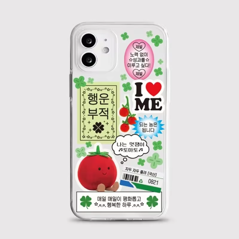Koreaanse schattige vierklaver - Phone Cases Like Loopy recensie en prijs