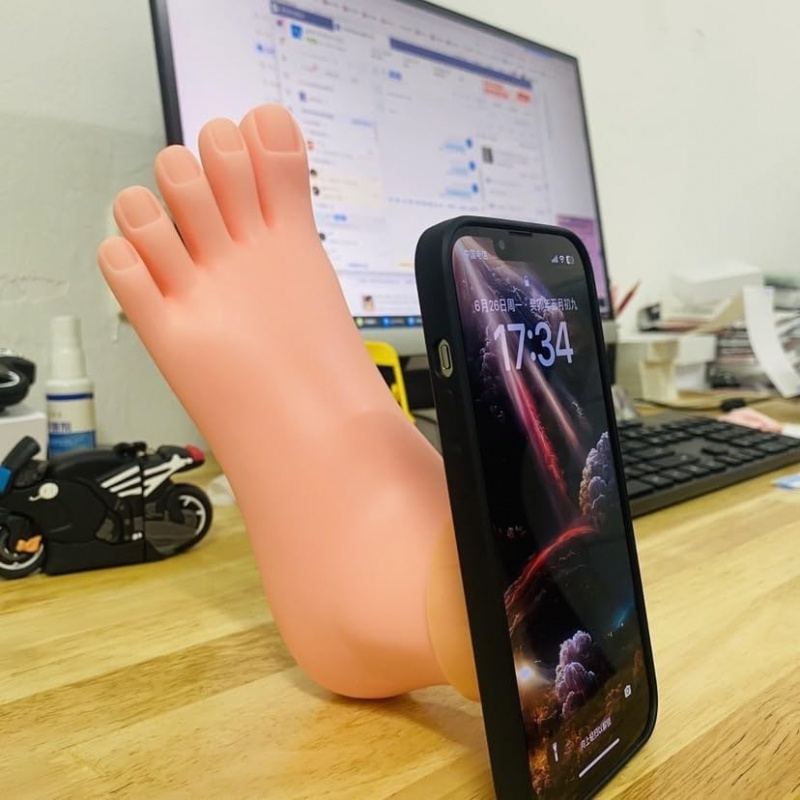 3D grappige voetvormige telefo - Phone Cases Ugly recensie en prijs