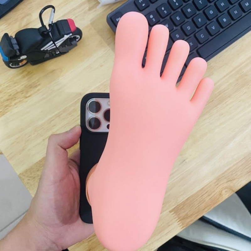 3D grappige voetvormige telefo - Phone Cases Ugly recensie en prijs
