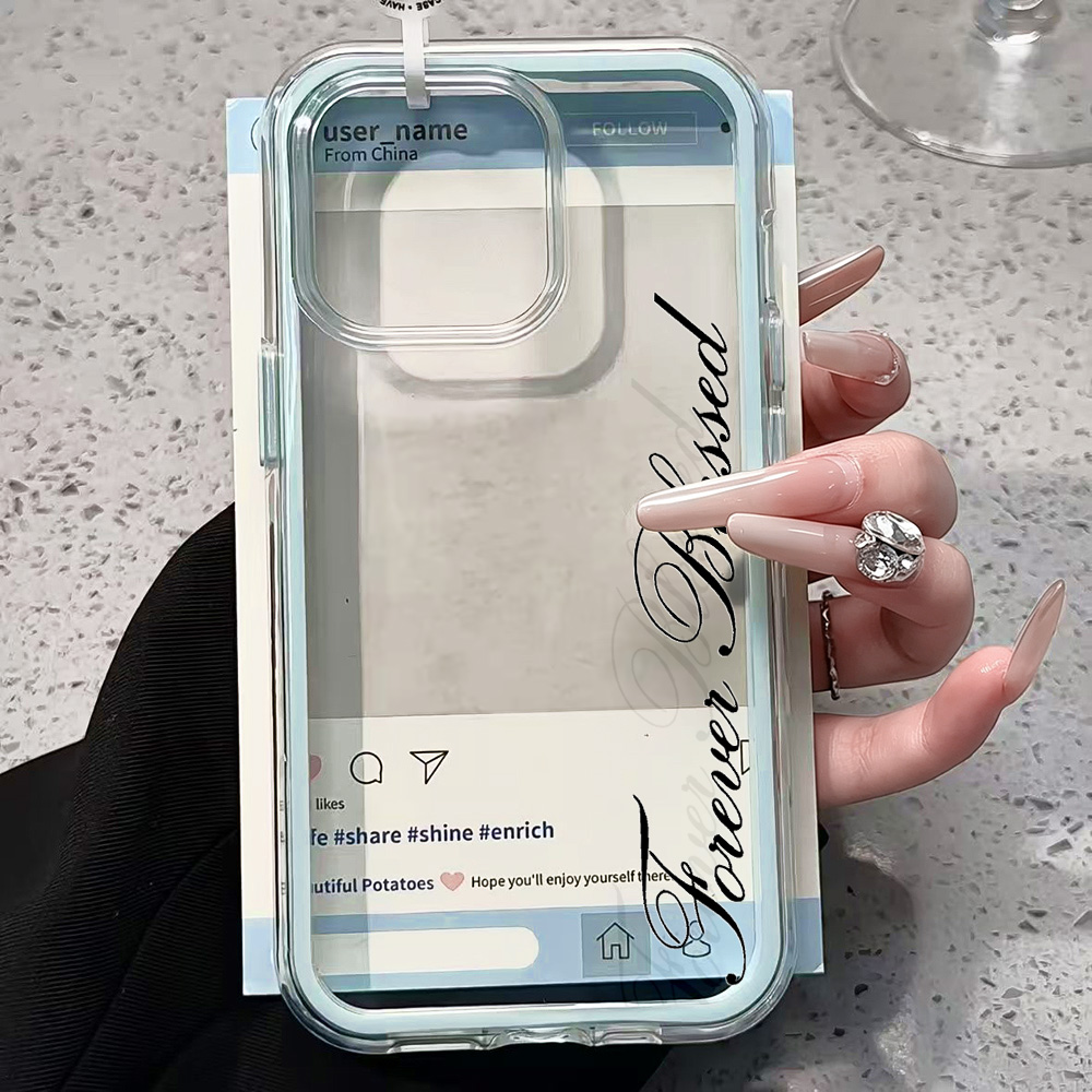 Altijd Gezegend Simpele Transp - Phone Cases Transparent recensie en prijs