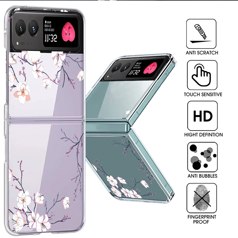 Witte Bloemen Patroon Telefoon - Phone Cases Transparent recensie en prijs