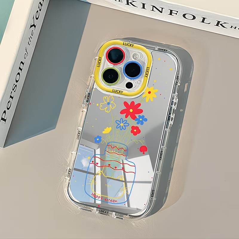 Zomerse Daisy Cat Vaas Design  - Phone Cases Like Loopy recensie en prijs