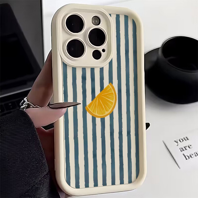 Gestreept Citroenschijfje Patr - Phone Cases Like Loopy recensie en prijs