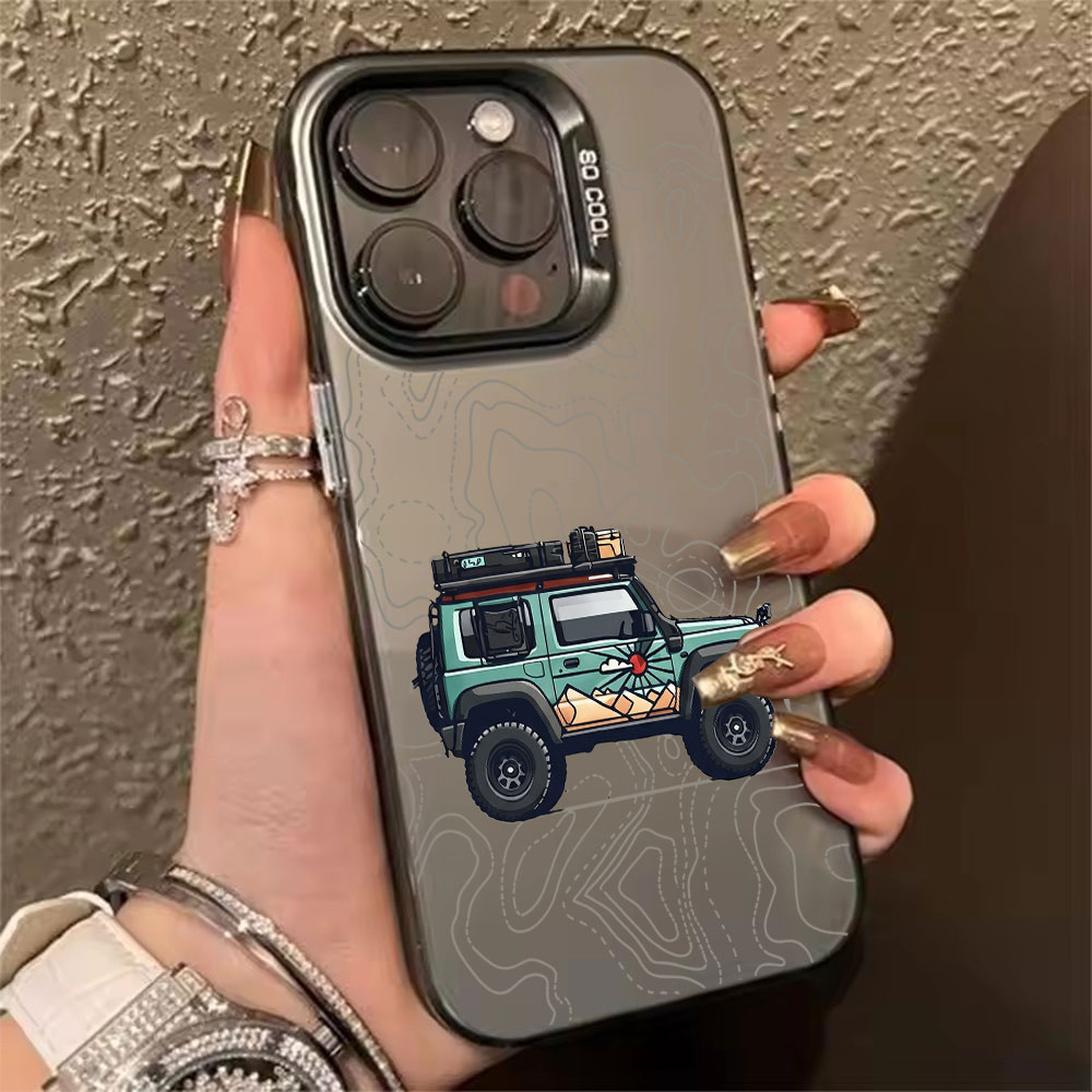 Simpele autopatroon telefoonho - Phone Cases Like Loopy recensie en prijs