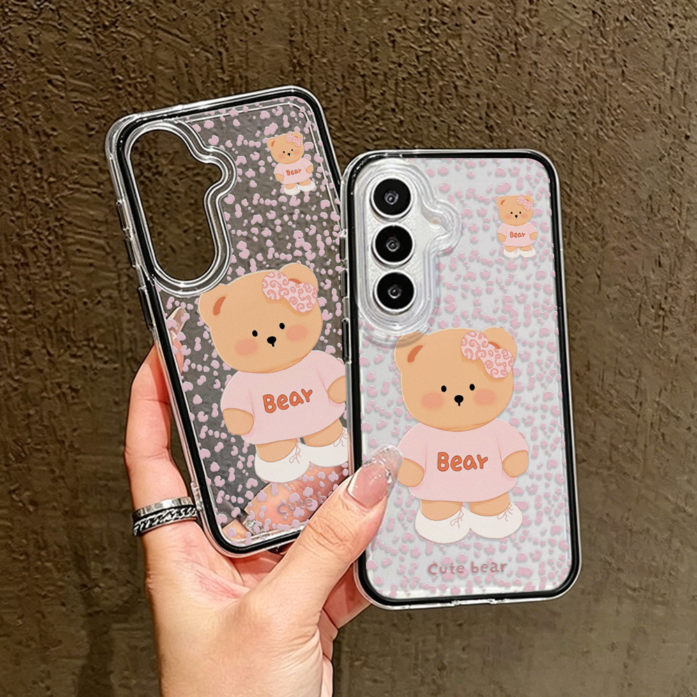Schattig Beer Twee-in-één Tele - Phone Cases Samsung S24 recensie en prijs