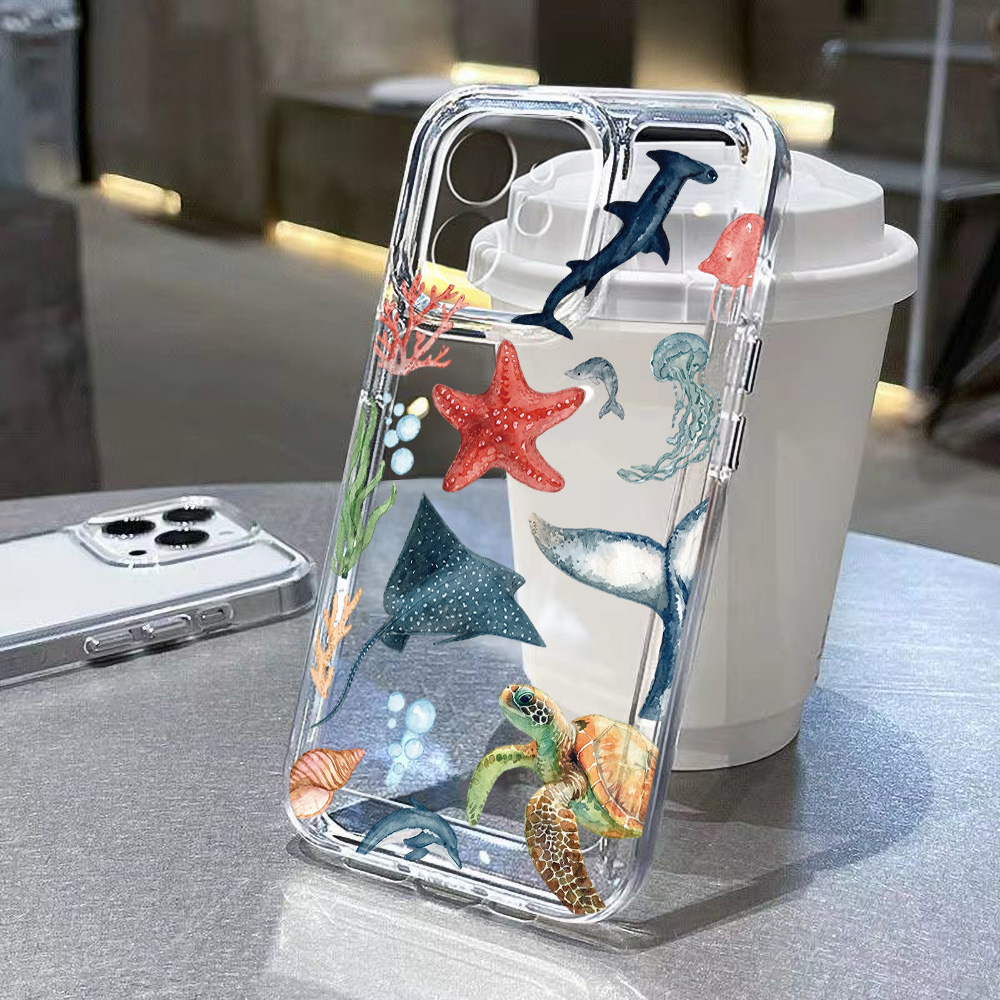 Zeedieren hoesje voor iPhone 1 - Phone Cases Transparent recensie en prijs