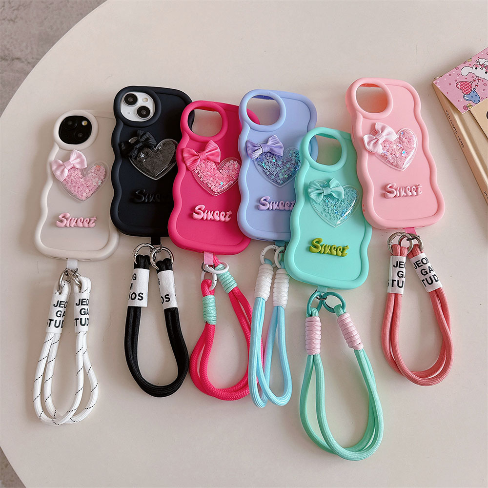 Love Heart Bow Golvend Zacht T - Phone Cases Ugly recensie en prijs