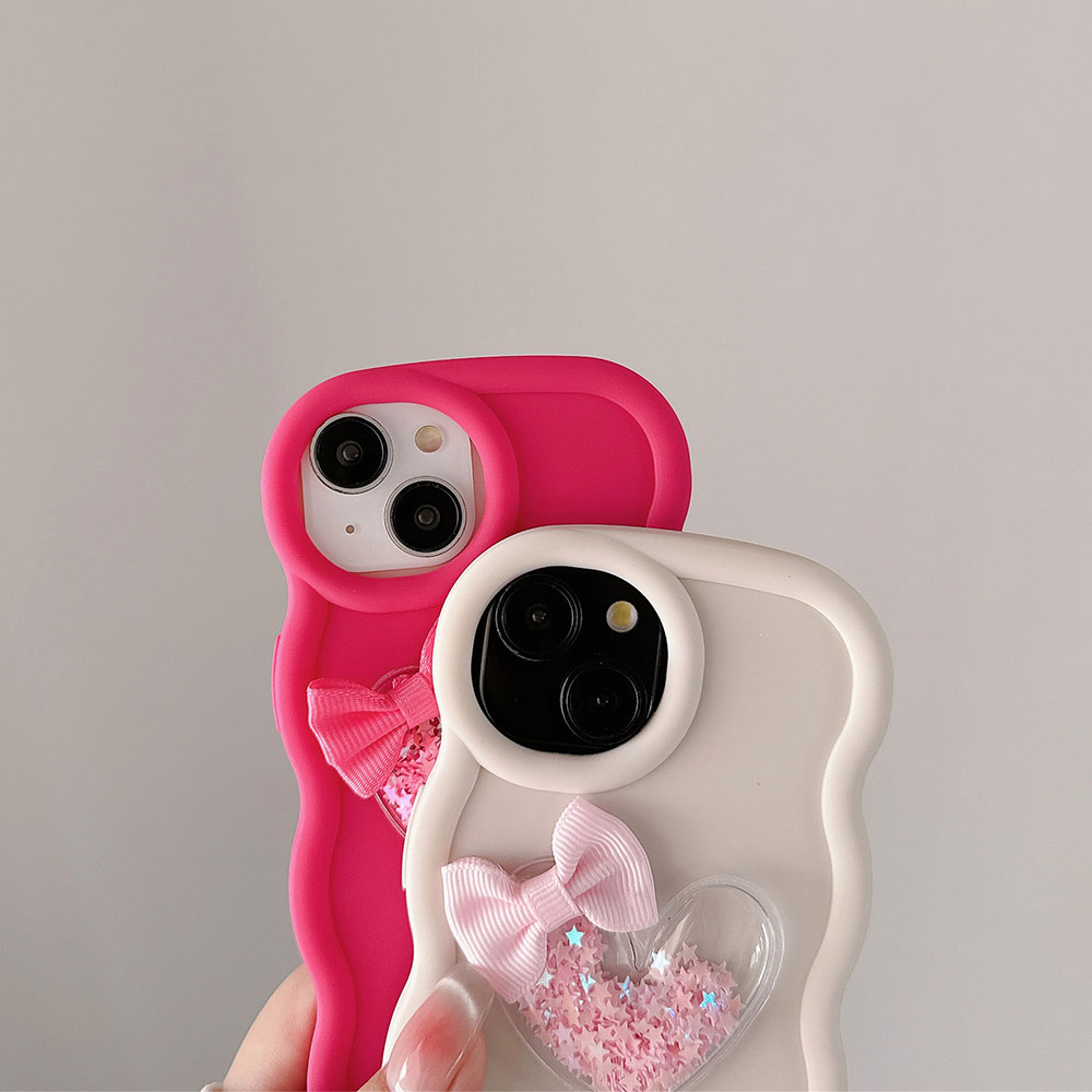 Love Heart Bow Golvend Zacht T - Phone Cases Ugly recensie en prijs