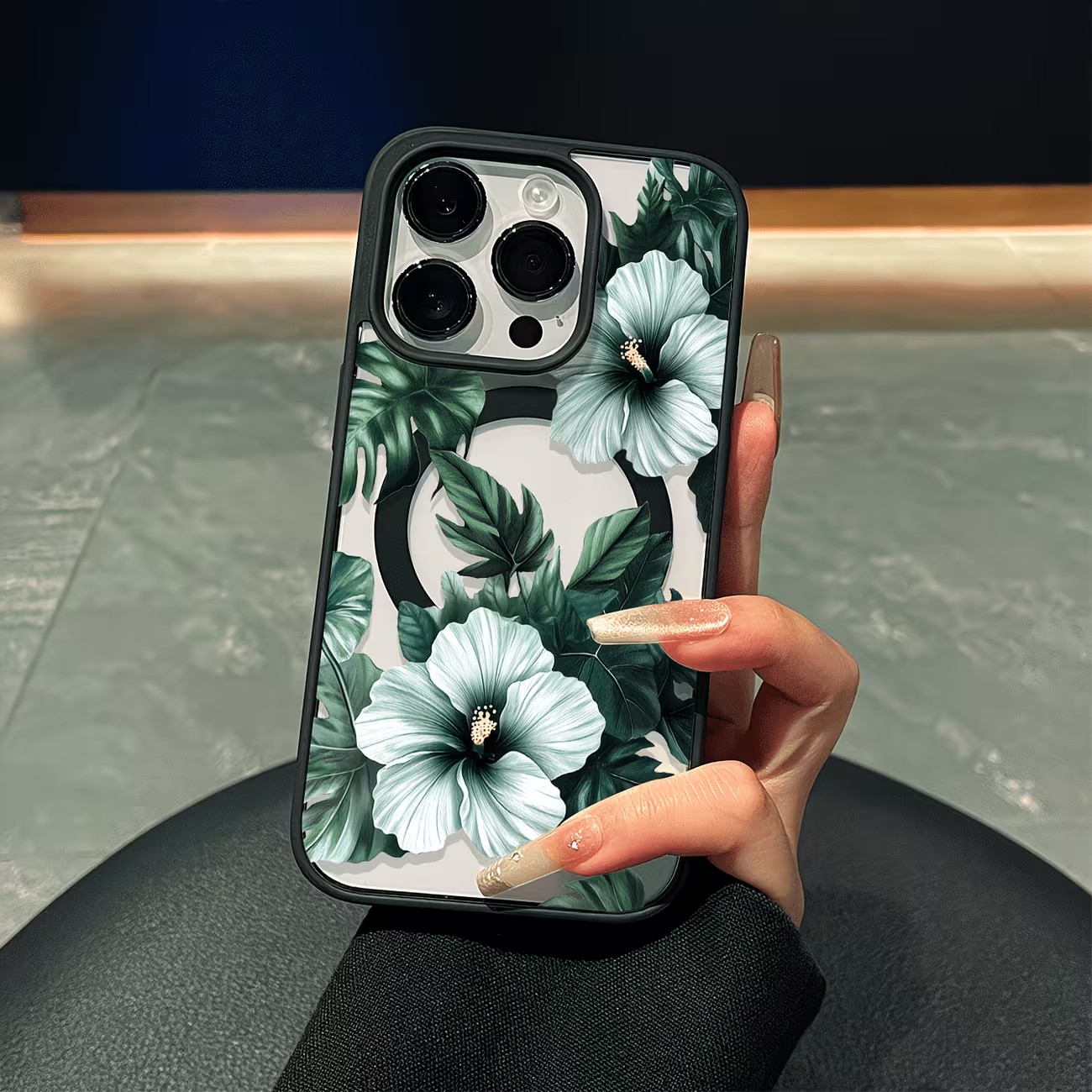 Groene bloemenprint telefoonho - Phone Cases Like Loopy recensie en prijs