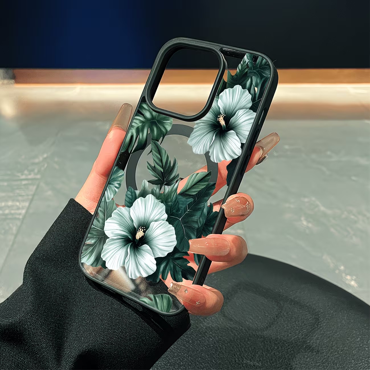 Groene bloemenprint telefoonho - Phone Cases Like Loopy recensie en prijs